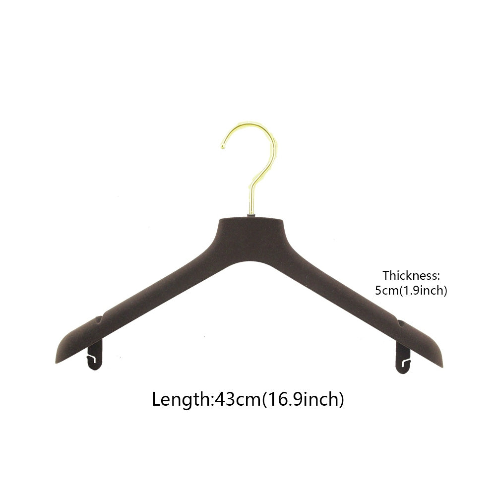 Luxury Velvet Suit Hanger Non-Slip Wedding Gown Display - TheGarmentHanger