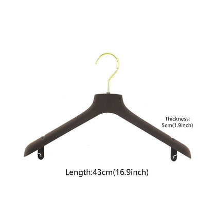 Luxury Velvet Suit Hanger Non-Slip Wedding Gown Display - TheGarmentHanger