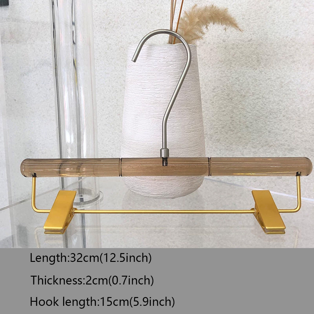 Crystal Acrylic Clothes Hangers & Pants Hangers – Non-Slip Boutique Display