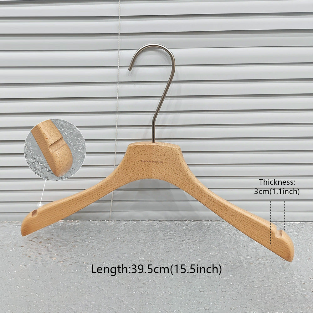 Premium Beech Wood Coat Hangers for Dresses & Outerwear | thegarmenthanger Luxury Hotel Quality