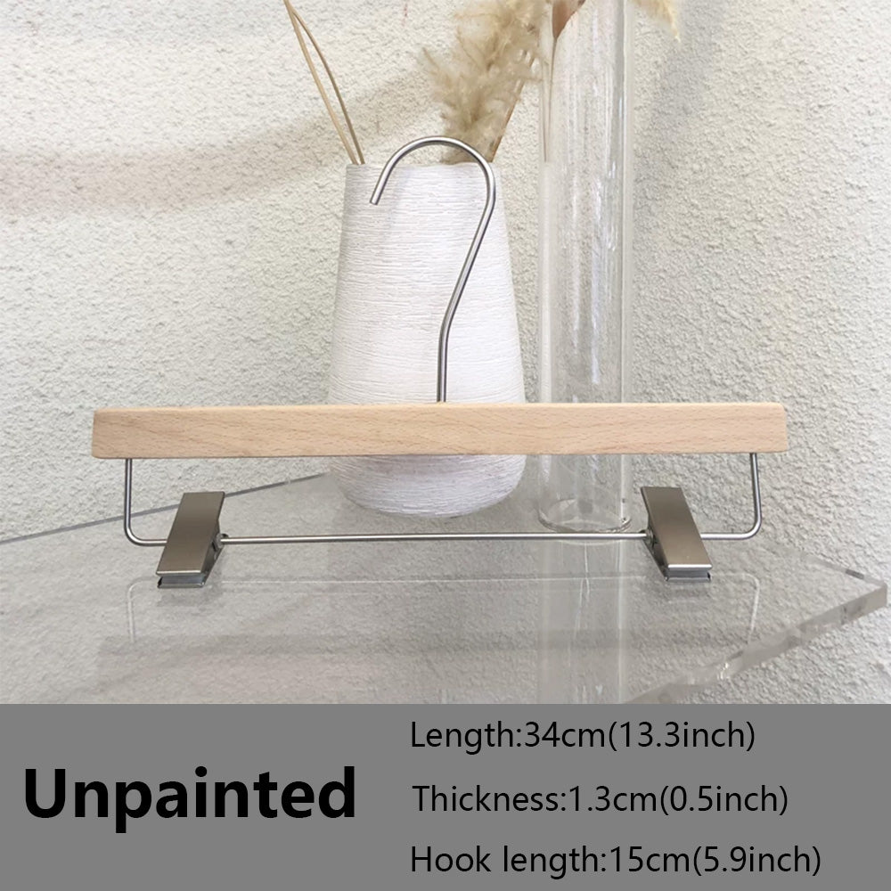 Women’s Beech Wood Hangers with Clips | Custom Boutique Hangers