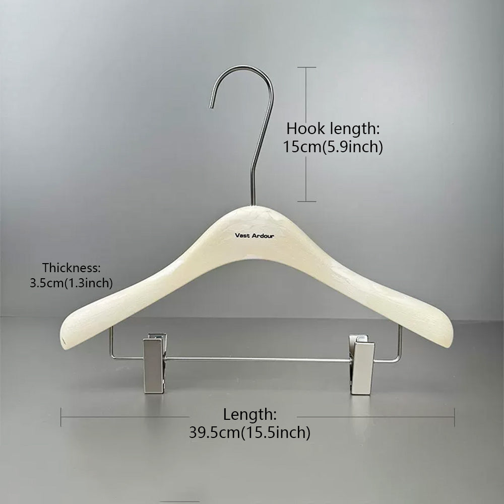 Wholesale Resin Clothes Hangers with Custom Logo and Adjustable Clips