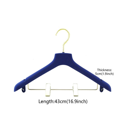 Luxury Velvet Suit Hanger Non-Slip Wedding Gown Display - TheGarmentHanger