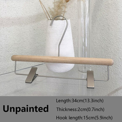 Women’s Beech Wood Hangers with Clips | Custom Boutique Hangers