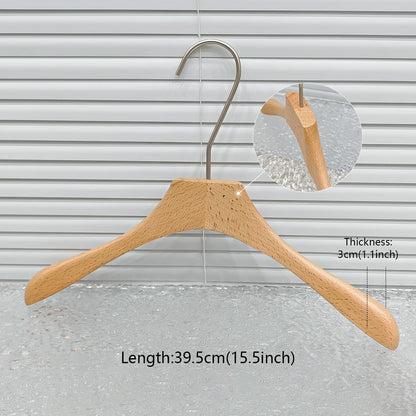 Premium Beech Wood Coat Hangers for Dresses & Outerwear | thegarmenthanger Luxury Hotel Quality
