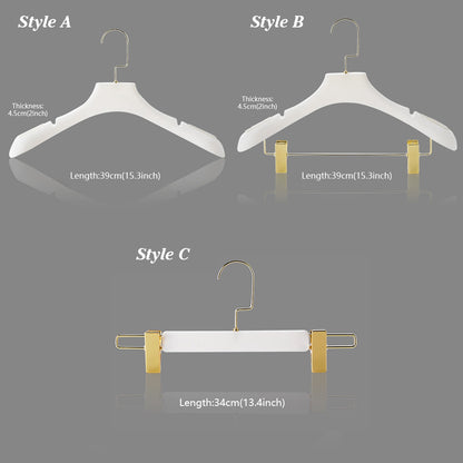 White Velvet Wedding Dress Hangers - Custom Logo Non-Slip | TheGarmentHanger