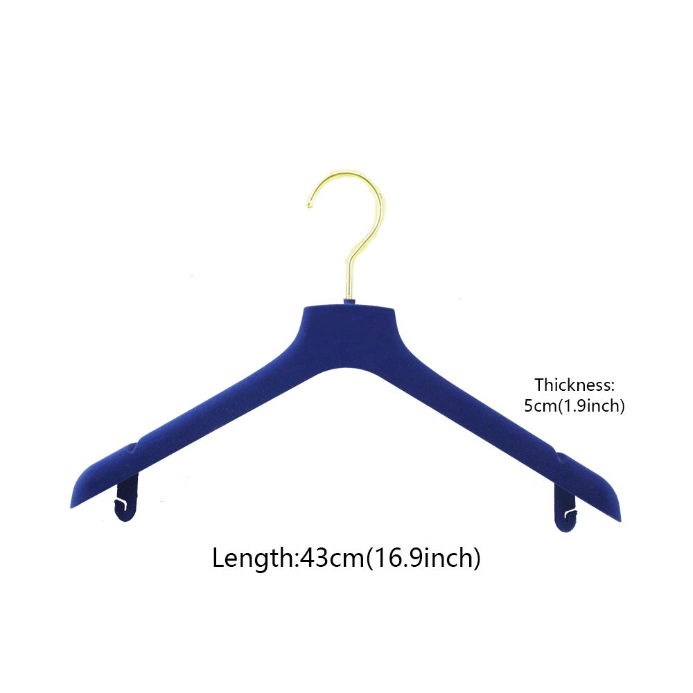Luxury Velvet Suit Hanger Non-Slip Wedding Gown Display - TheGarmentHanger
