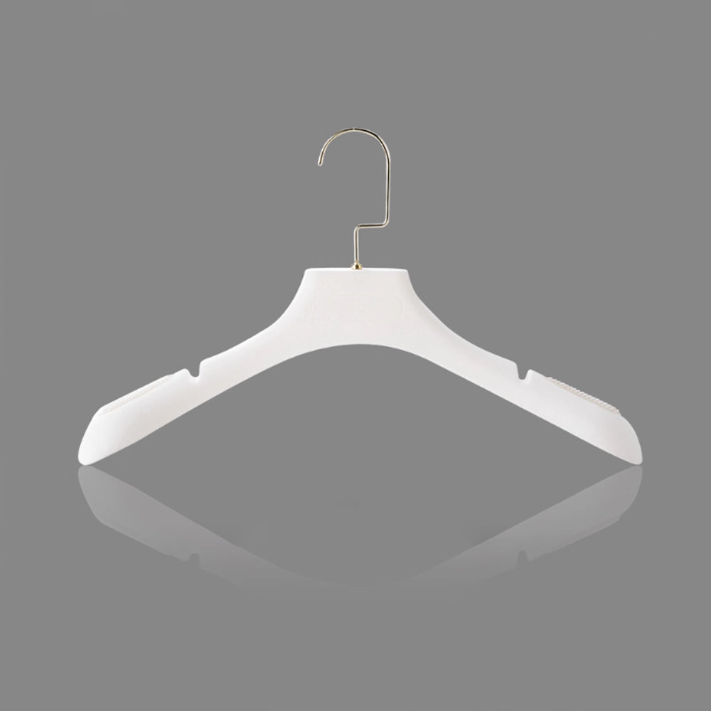 White Velvet Wedding Dress Hangers - Custom Logo Non-Slip | TheGarmentHanger