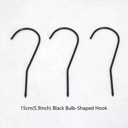 Wholesale 360° Swivel Metal Clothes Hanger Hooks | Screw-In Replacement Parts /10pcs