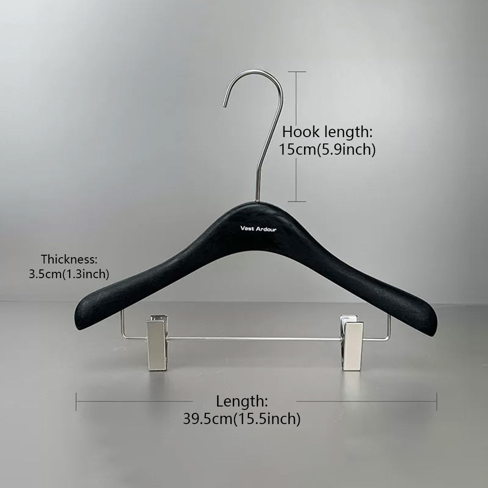 Wholesale Resin Clothes Hangers with Custom Logo and Adjustable Clips