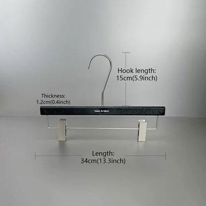 Wholesale Resin Clothes Hangers with Custom Logo and Adjustable Clips