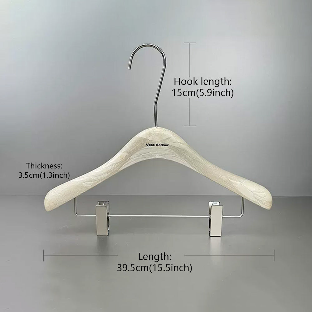Wholesale Resin Clothes Hangers with Custom Logo and Adjustable Clips