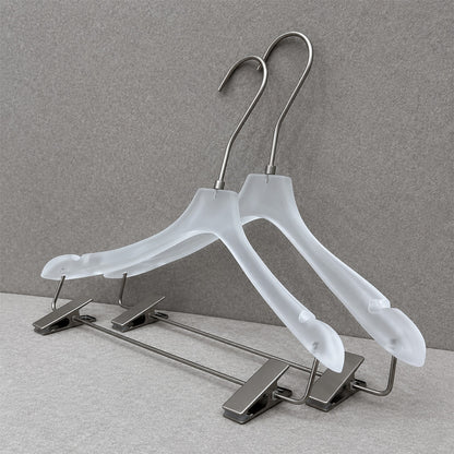 Wholesale Frosted Clear Acrylic Hangers with Custom Logo