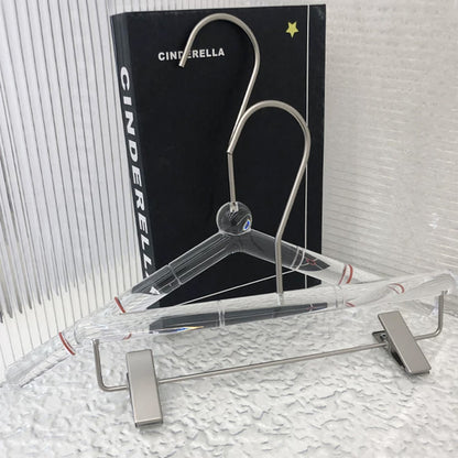 Crystal Acrylic Clothes Hangers & Pants Hangers – Non-Slip Boutique Display