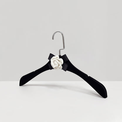 Camellia Velvet Non-Slip Hangers & Adjustable Pant Hangers for Boutique Clothing Display