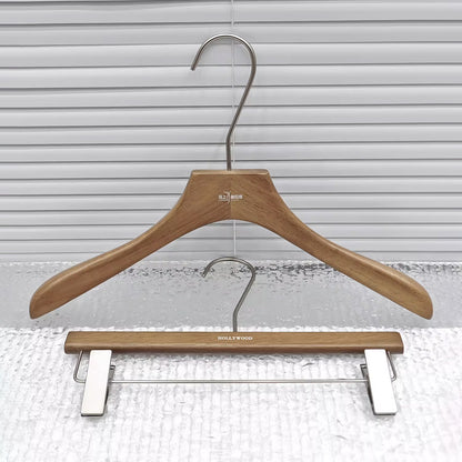 Premium Oak Hangers Set - Suits Pants Shirts | thegarmenthanger Boutique Hotel Collection