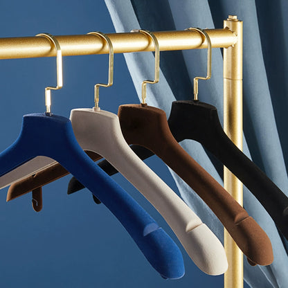 Luxury Velvet Suit Hanger Non-Slip Wedding Gown Display - TheGarmentHanger