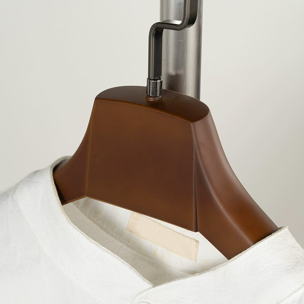 Wholesale Wide Shoulder Plastic Suit Hangers with Flocked Bar & Custom Logo
