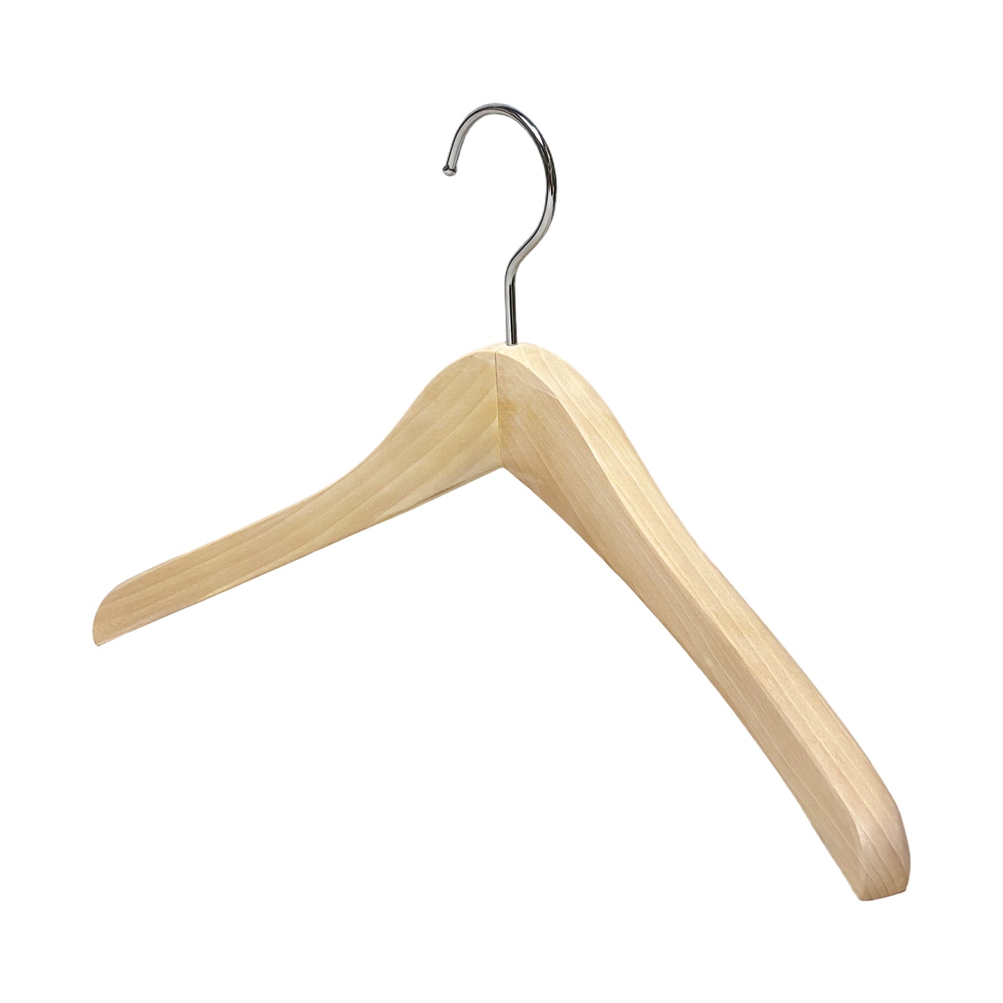 Camphor Wood Suit Hanger with Adjustable Pants Clips – Heavy Duty Coat Hanger