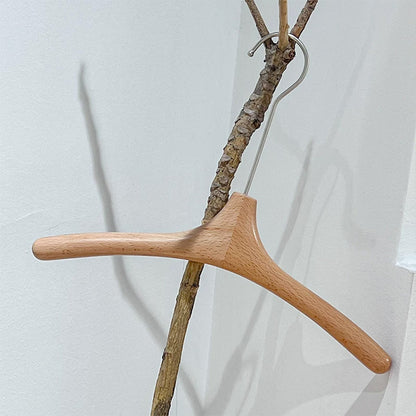 Kids Wooden Clothes Hangers and Adjustable Clip Pants Hanger