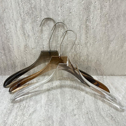 Luxury Men's Acrylic Suit & Pants Hangers for Boutiques | Custom Logo