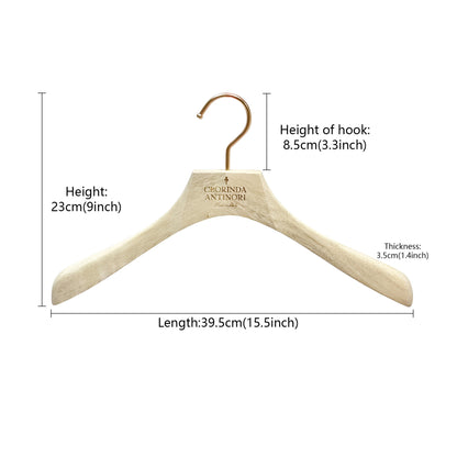 Natural Camphor Wood Clothes Hanger - Premium Moth-Proof Suit Rack | thegarmenthanger
