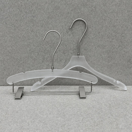 Wholesale Frosted Clear Acrylic Hangers with Custom Logo
