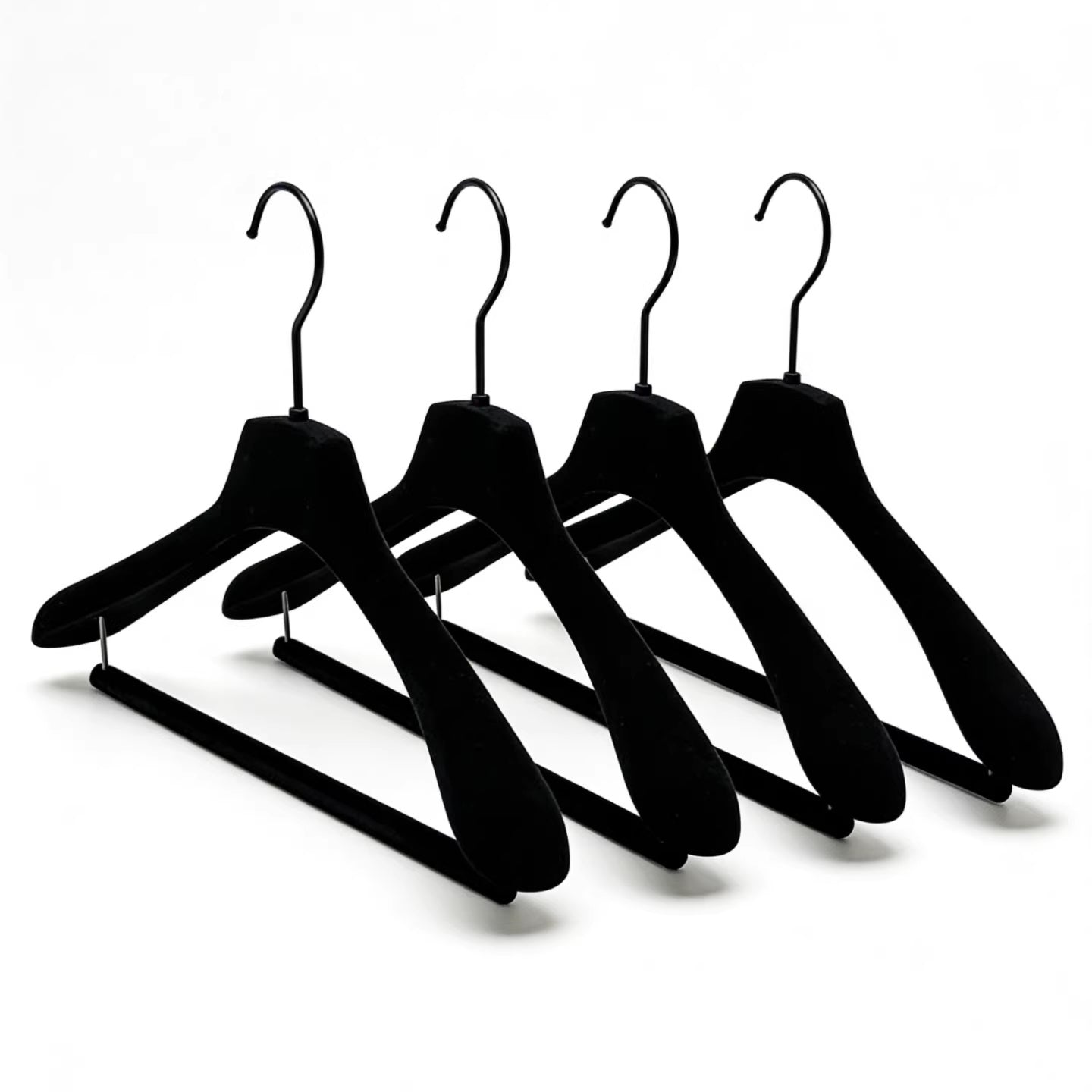 Commercial Velvet Hangers - Wide Shoulder Non-Slip for Suit Shops Hotels & Boutiques
