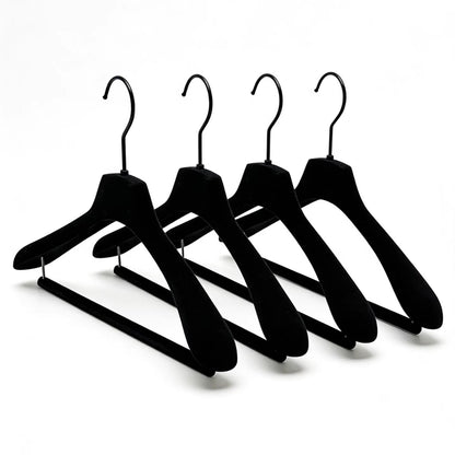 Commercial Velvet Hangers - Wide Shoulder Non-Slip for Suit Shops Hotels & Boutiques