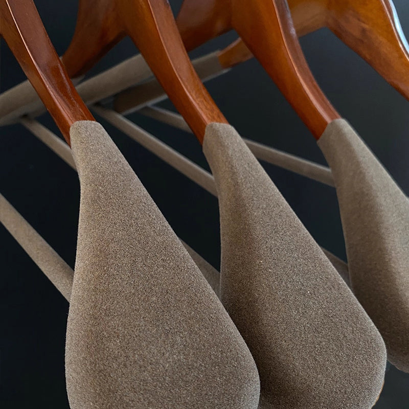 Premium Wooden Suit Hangers - Wide Shoulder Coat & Jacket Bar thegarmenthanger