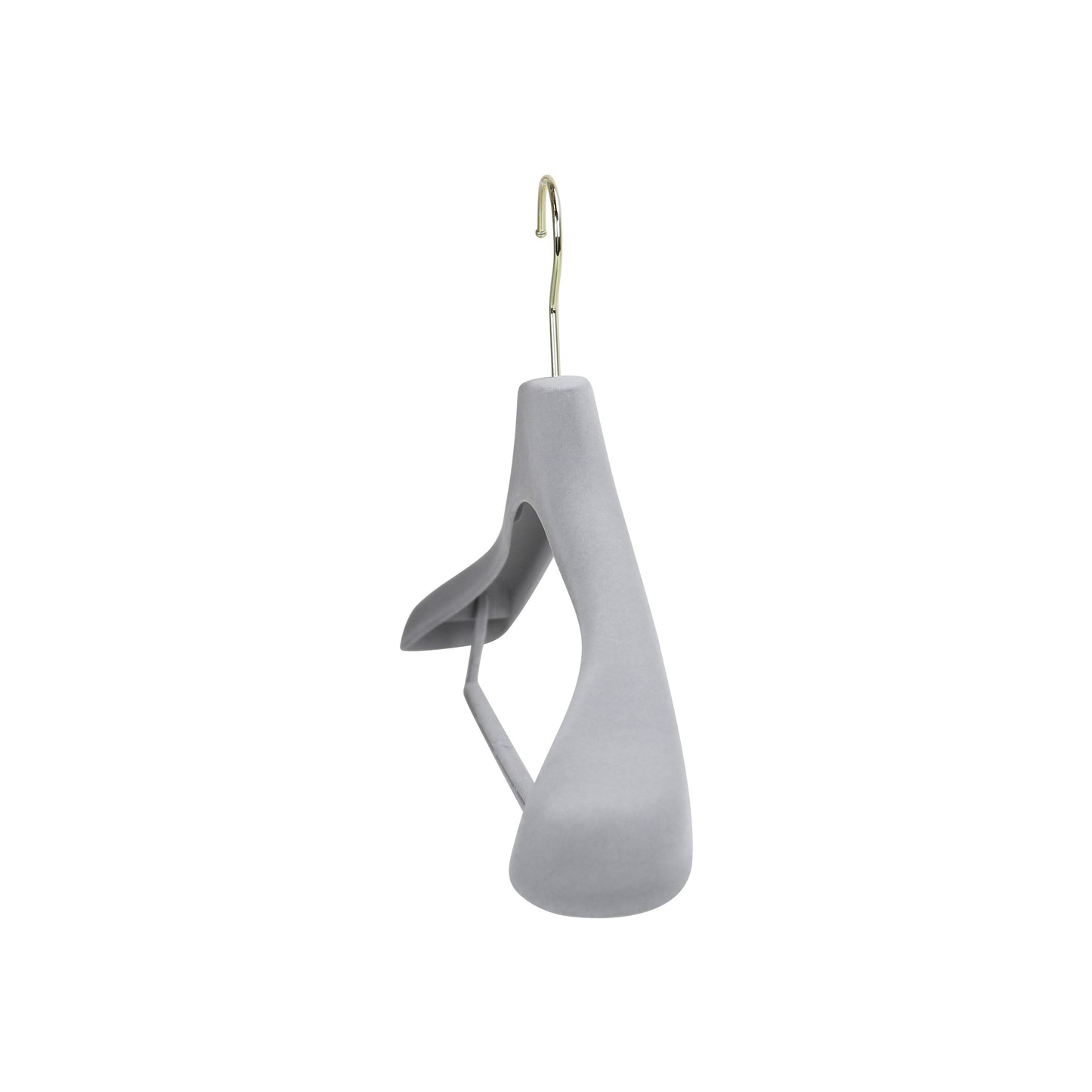 Premium Grey Velvet Suit Hangers with Pants Clips | Non-Slip Coat & Bridal Rack