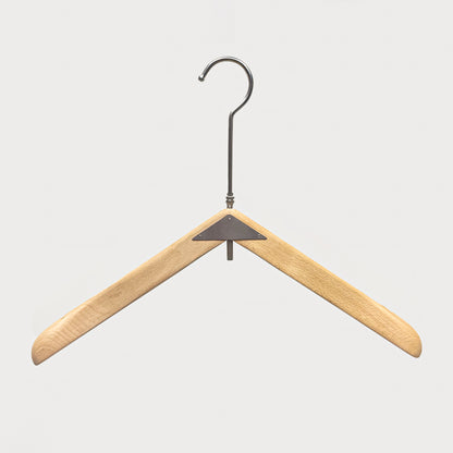 Premium Solid Beech Wood Hangers – Lacquered Coat, Pants & Suit Hangers for Closet Organization