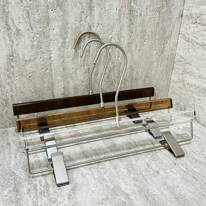 Luxury Men's Acrylic Suit & Pants Hangers for Boutiques | Custom Logo