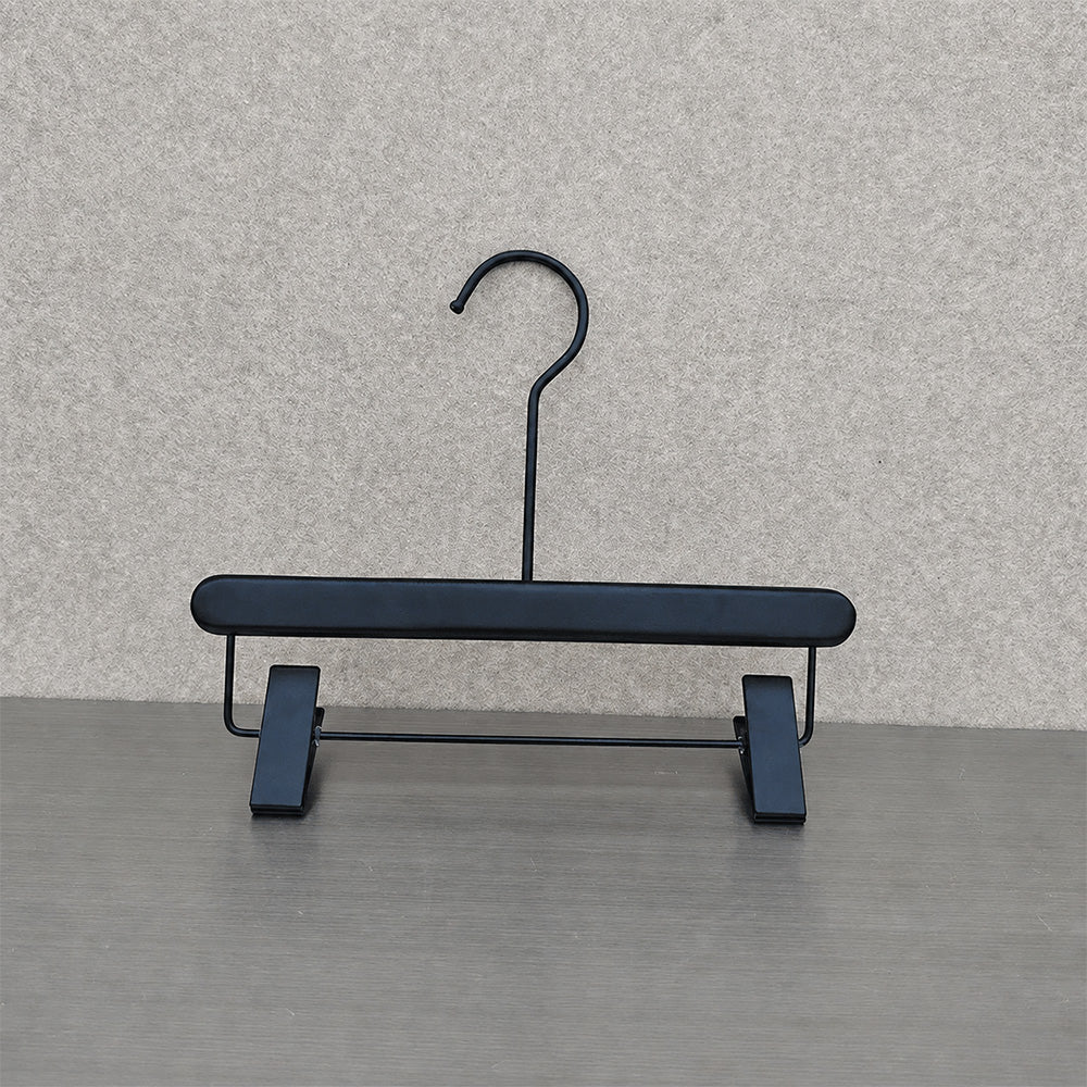 Wholesale Kids Wooden Hangers with Adjustable Clips & Custom Logo