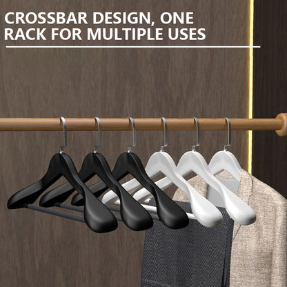 Luxury Wooden Coat Hangers - Premium Hotel Grade Clothing Hangers for Retail Stores & Hotels