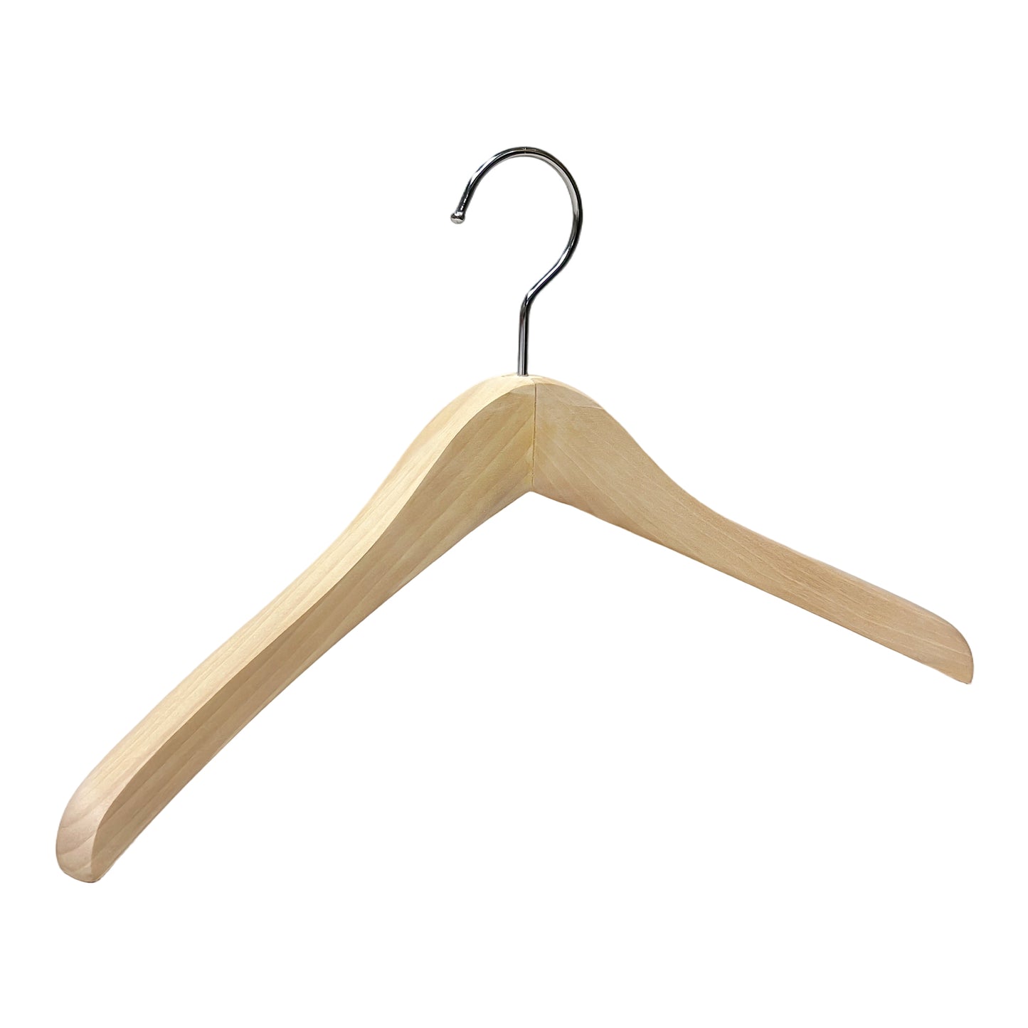 Camphor Wood Suit Hanger with Adjustable Pants Clips – Heavy Duty Coat Hanger