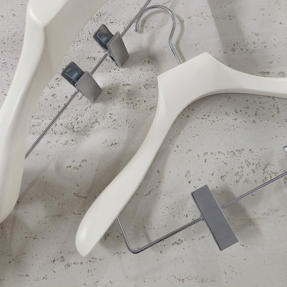 Women's White Wood Hangers - Premium Coat & Dress Display | thegarmenthanger