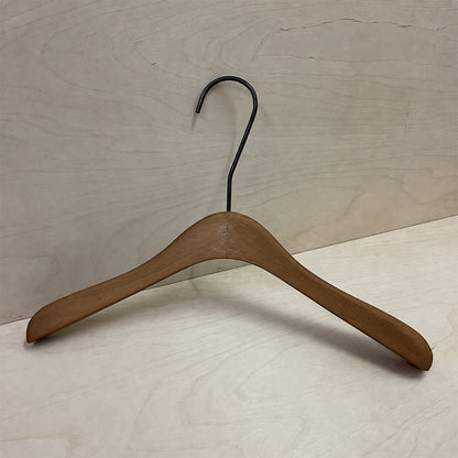 Women’s Walnut Color Solid Wood Hangers & Pants Hangers | Custom Logo Wholesale