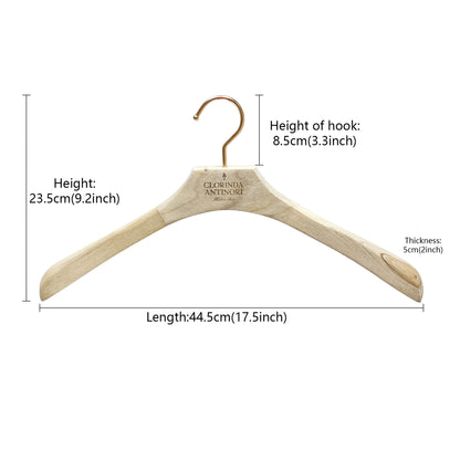 Natural Camphor Wood Clothes Hanger - Premium Moth-Proof Suit Rack | thegarmenthanger