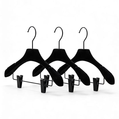 Commercial Velvet Hangers - Wide Shoulder Non-Slip for Suit Shops Hotels & Boutiques