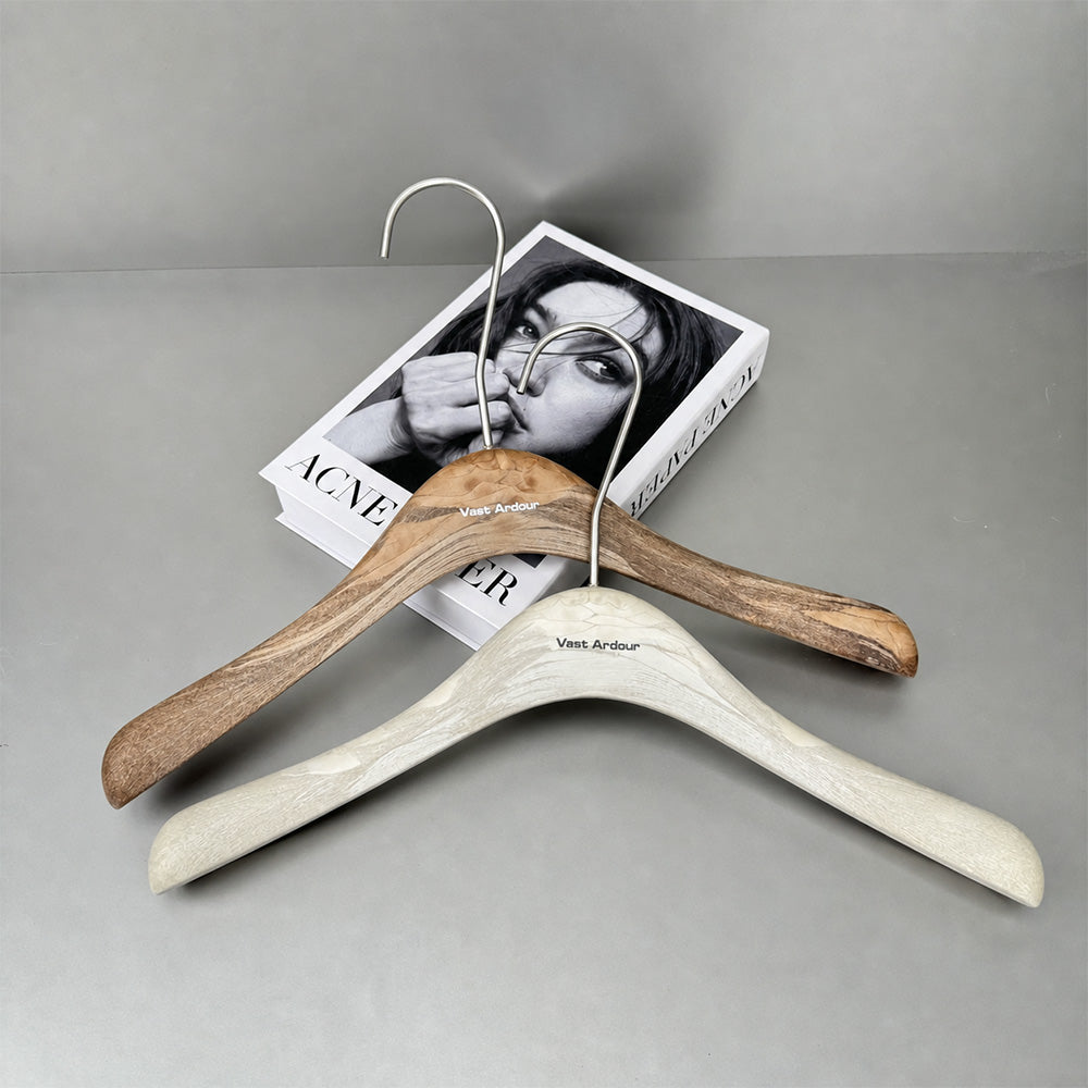 Wholesale Resin Clothes Hangers with Custom Logo and Adjustable Clips