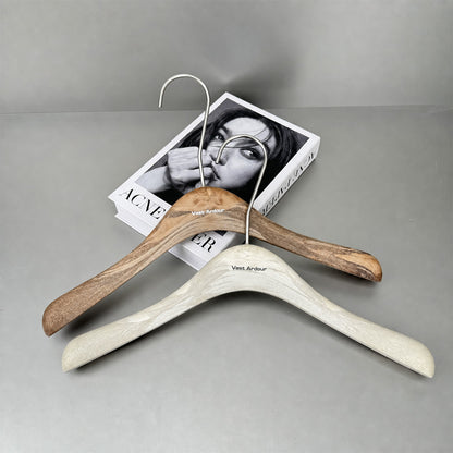 Wholesale Resin Clothes Hangers with Custom Logo and Adjustable Clips