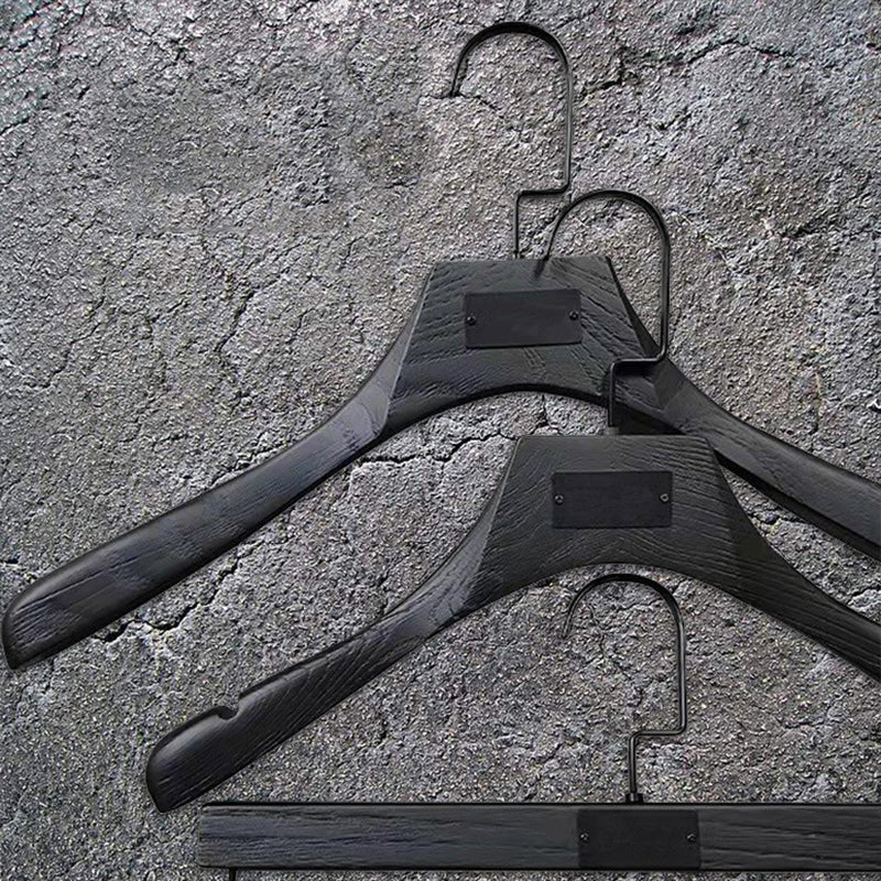 Premium Wooden Pants Hangers - Hotel & Boutique Quality Clips thegarmenthanger