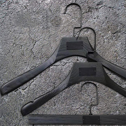 Premium Wooden Pants Hangers - Hotel & Boutique Quality Clips thegarmenthanger