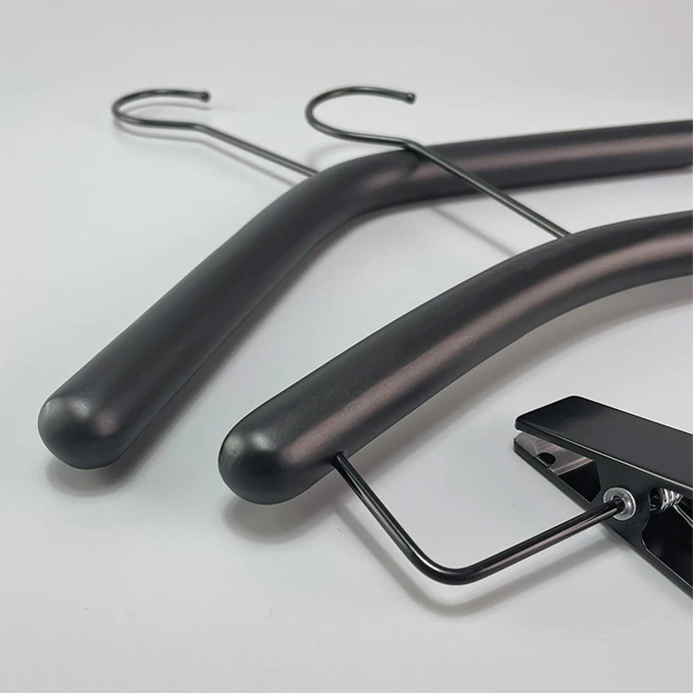 Custom Black Wooden Kids Hangers | Non-Slip Wholesale Hangers