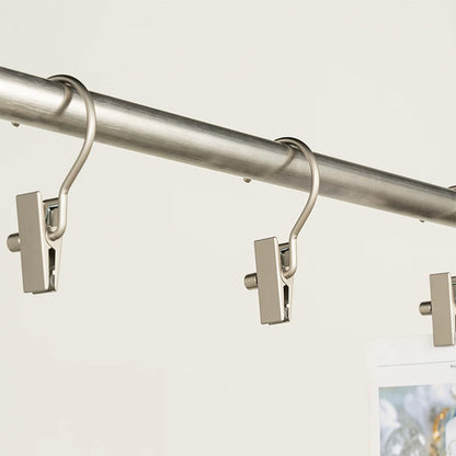 Metal Hanging Clips with Swivel Hooks, 20-Pack – Non-Slip Padded Grip