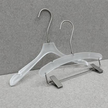 Wholesale Frosted Clear Acrylic Hangers with Custom Logo