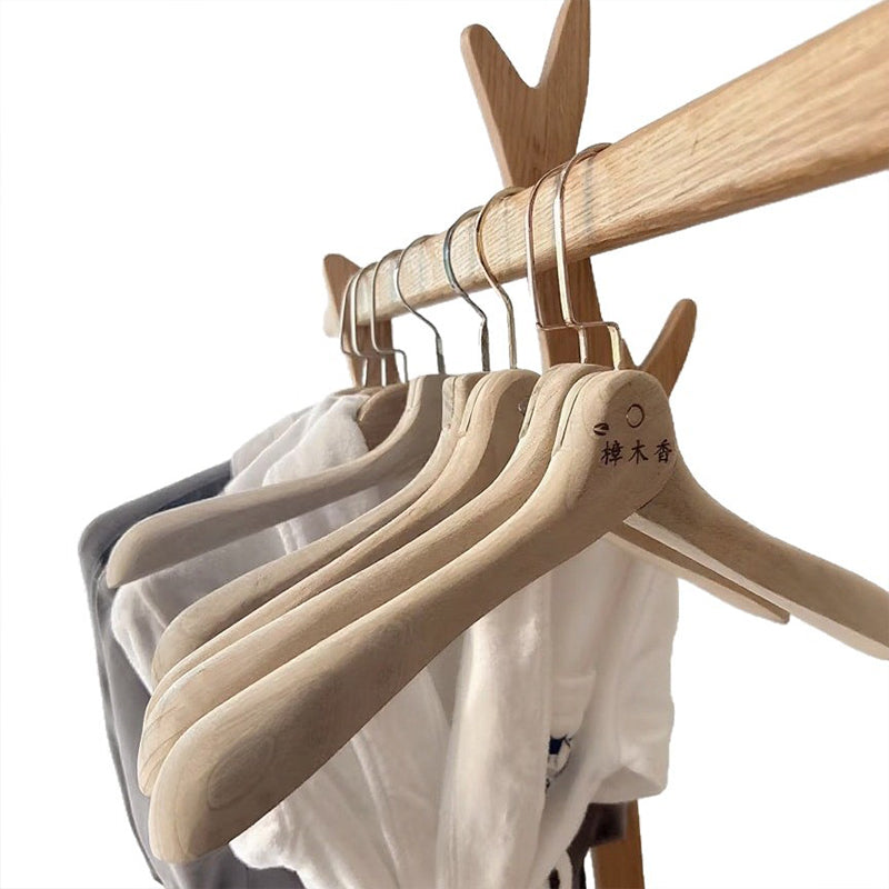 Natural Camphor Wood Hangers– Foldable, Anti-Insect, Wide Shoulder, Eco-Friendly Wardrobe