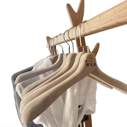 Natural Camphor Wood Hangers– Foldable, Anti-Insect, Wide Shoulder, Eco-Friendly Wardrobe