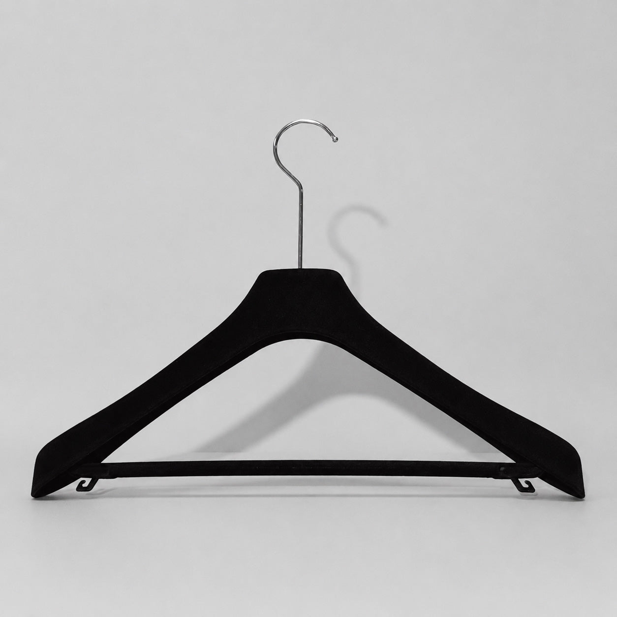 ABS Plastic Velvet Hangers – Non-Slip Flocked Coat Hanger Closet Organizer